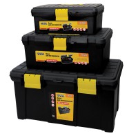 Ящики для інструменту MasterTool 79-2000, комплект 3шт. 12,5"+16"+19,5", пласт.замки (79-2219/2216/2212)
