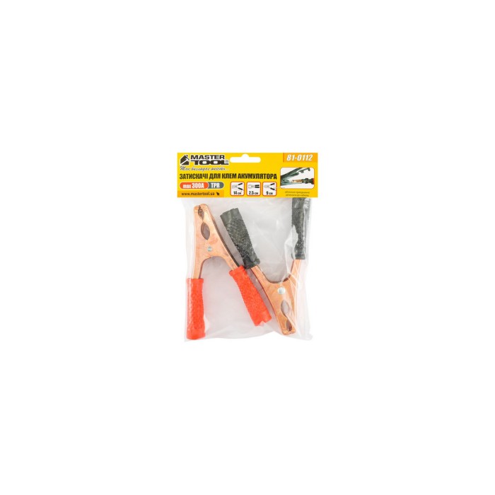 Зажим для клем акумулятора MASTERTOOL 14 см 81-0112