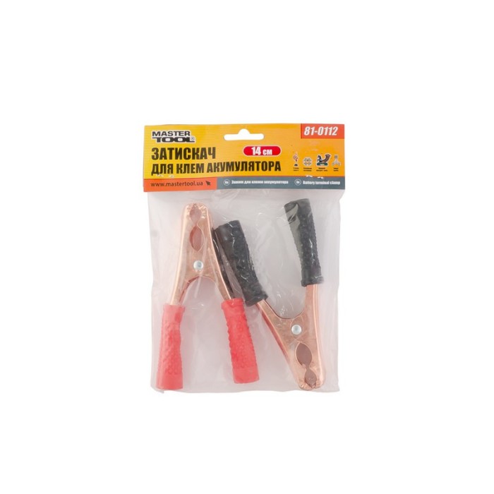 Зажим для клем акумулятора MASTERTOOL 14 см 81-0112
