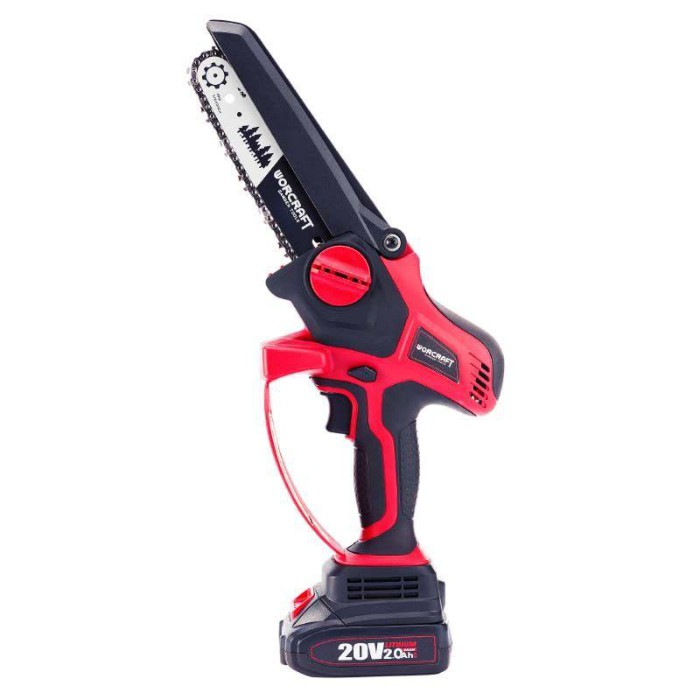 Акумуляторна безщіткова міні-пилка ланцюгова WORCRAFT CHS‑S20LiBM