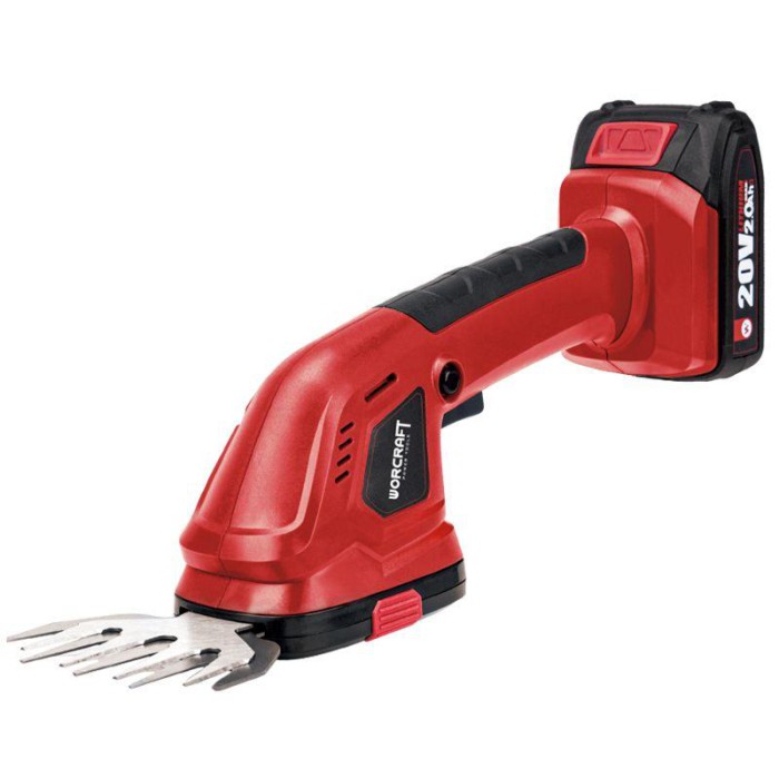 Акумуляторні садові ножиці WORCRAFT CGS-S20LiC (20В, без АКБ та ЗП)