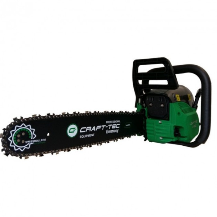 Бензопила Craft-Tec CT-5000, 2.9 кВт, 4 л. с., 52 см3, шина 450 мм, бак 0.68 л, праймер, гальмо ланцюга