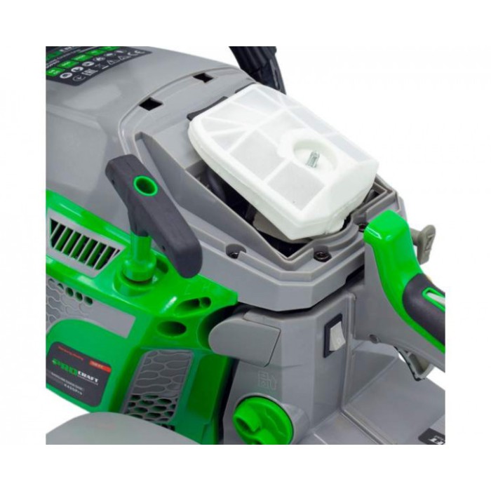 Бензопила PROCRAFT Industrial К450 PRO (1 шина 45, 2 ланцюга 45) ланцюг супер зуб OREGON, ланцюг ProCraft