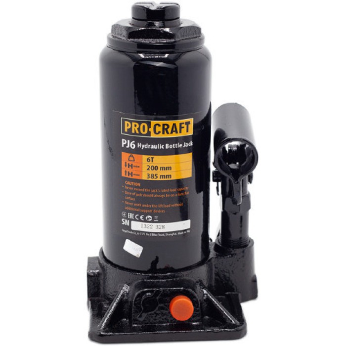 Домкрат гідравлічний Procraft PJ6 бренд UNIVERSAL (6 т, 200-385 мм)