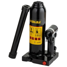 Домкрат гідравлічний пляшковий 3т H 193-373мм SIGMA (6101031) Домкрат гідравлічний пляшковий 3т H 193-373мм SIGMA (6101031)