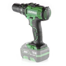 Дриль-шурупокрут акумуляторна APRO 20DK, 20 В, 2 швидкості, без АКБ, без ЗП, кейс Дриль-шурупокрут акумуляторна APRO 20DK, 20 В, 2 швидкості, без АКБ, без ЗП, кейс