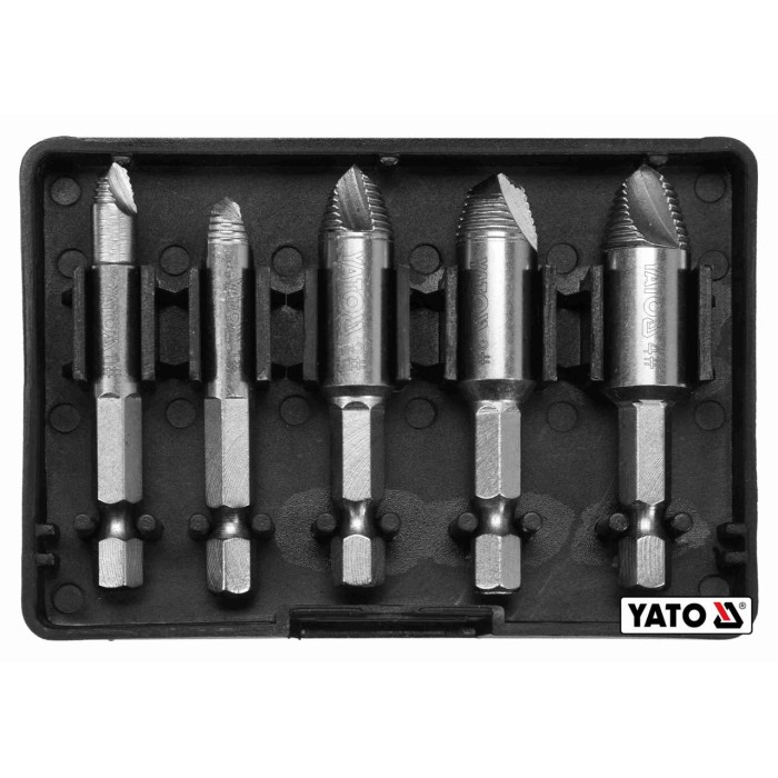 Дрель-шуруповерт ударный аккумуляторный YATO YT-44250  2 x Li-Ion 18 В+сверла+фрезы+отверточные насадки+кейс