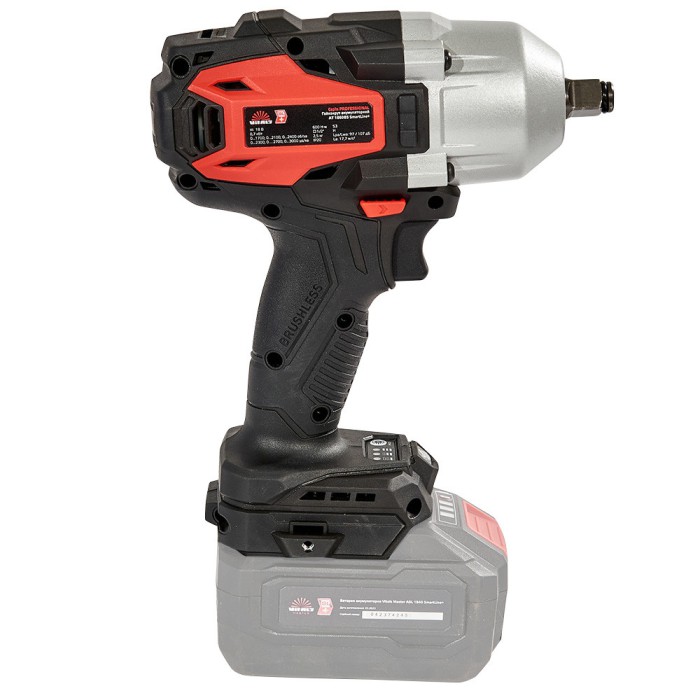 Гайковерт акумуляторний безщітковий Vitals Professional AT 1860 BS SmartLine+ (18 В, без АКБ та ЗУ)