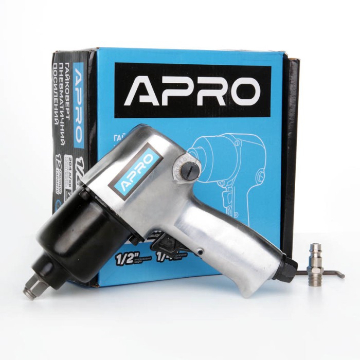 Гайковерт пневматичний посилений APRO 850121 (1/2' 610 Нм 204 л/хв)