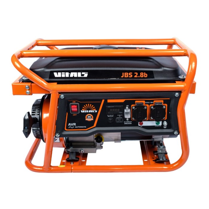 Генератор бензиновий Vitals JBS 2.8 b