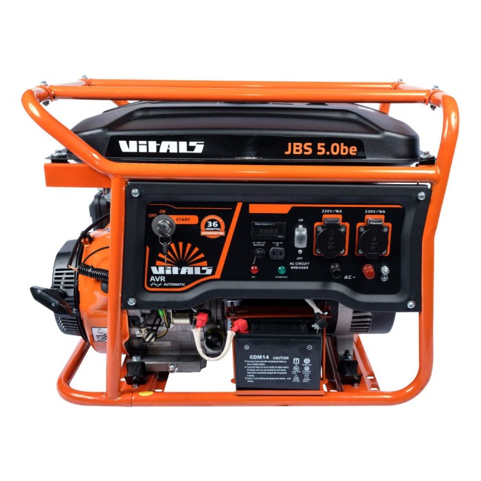 Генератор бензиновий Vitals JBS 5.0 be