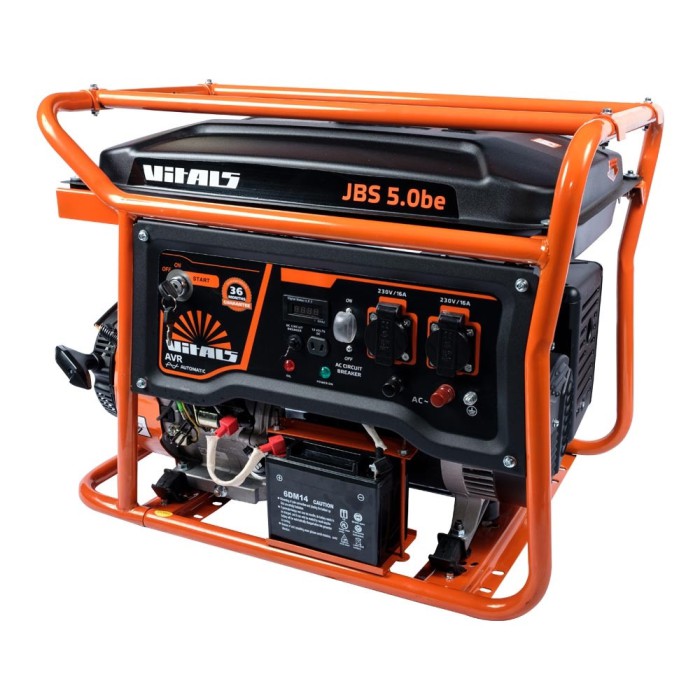 Генератор бензиновий Vitals JBS 5.0 be