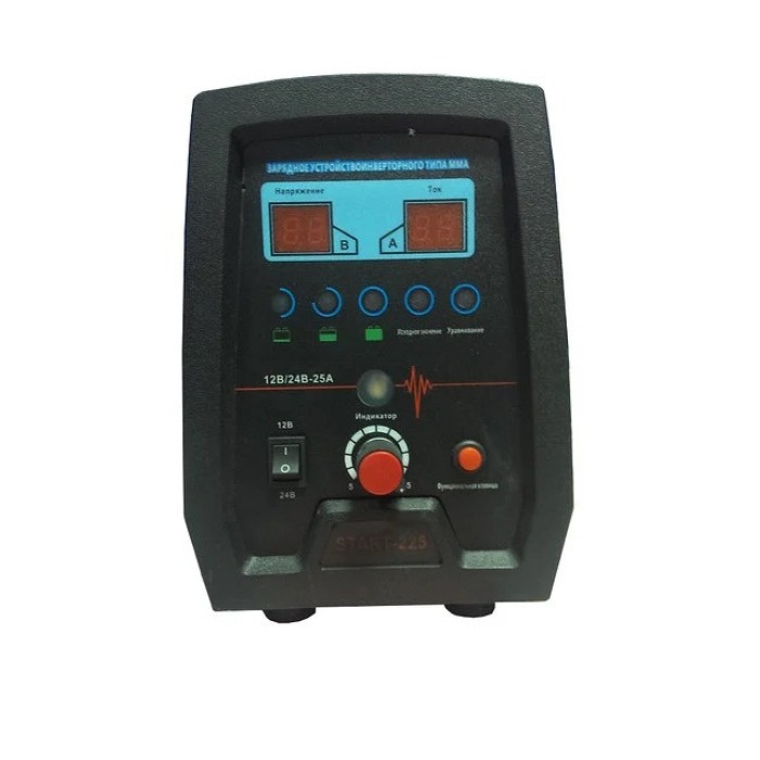 Инверторное зарядное устройство Edon START 225, 220 В, напряжение зарядки 12/24 В, ток зарядки 25 А