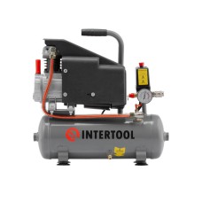 Компресор INTERTOOL PT-0002 9 л, 0.75 кВт, 220 В, 8 атм, 160 л/хв