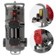 Компресор INTERTOOL PT-0026, 24 л, 1.1 кВт, 220В, 8атм, 160 л/хв, 1400 об/хв, безмасляний, 2 циліндра