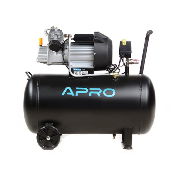 Компресор двоциліндровий OFD-100MX 8Бар 2.8 кВт 430 л/хв 100 л (2 крани) + Олія 0,2 л APRO