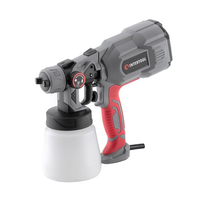 Фарбопульт електричний INTERTOOL DT-5055, HVLP 550 Вт., форсунка 1.8 мм, бачок 800мл Фарбопульт електричний INTERTOOL DT-5055, HVLP 550 Вт., форсунка 1.8 мм, бачок 800мл