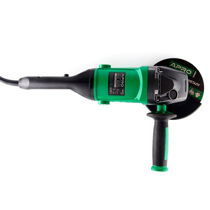 Машина шліфувальна кутова (болгарка) APRO 150/1500, диск 150 мм, 8500 об/хв, 1300 Вт