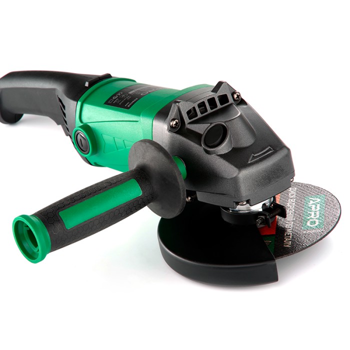 Машина шліфувальна кутова (болгарка) APRO 150/1500, диск 150 мм, 8500 об/хв, 1300 Вт