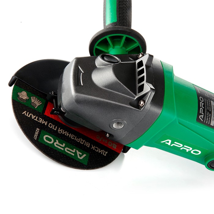Машина шліфувальна кутова (болгарка) APRO 150/1500, диск 150 мм, 8500 об/хв, 1300 Вт