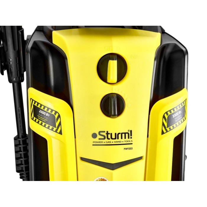 Мийка високого тиску Sturm PW9203, 2300 Вт, 160 бар, продуктивність 390 л/год, забір води з ємності