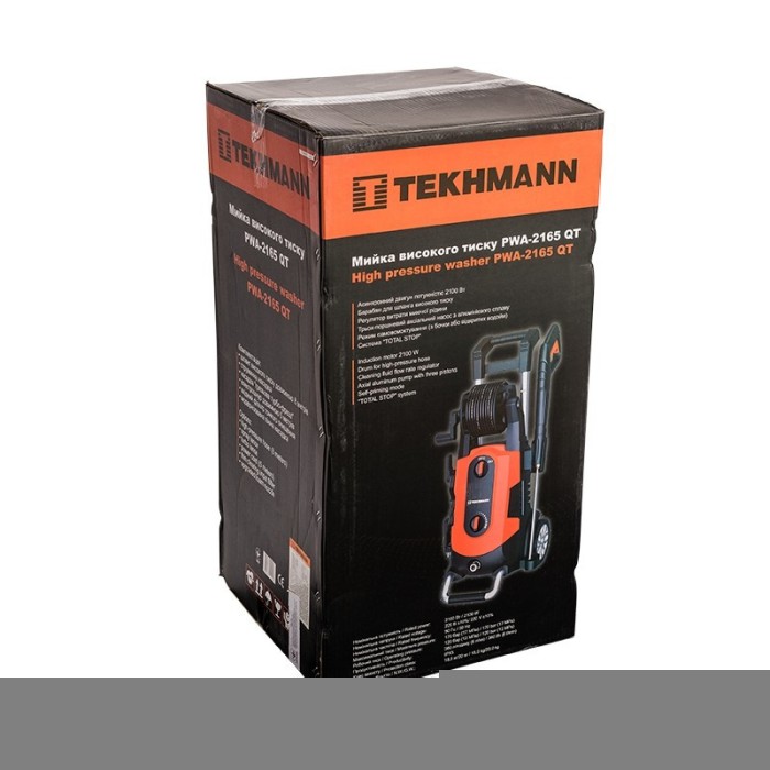 Мийка високого тиску Tekhmann PWA-2165 QT,2100 Вт, 170 бар, 360 л/год