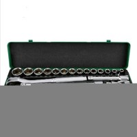 Набор головок с трещоткой TOPTUL GCAD1821, 1/2" 18ед.