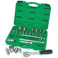 Набор инструмента головки с трещоткой TOPTUL GCAI2401, 1/2" 24ед.