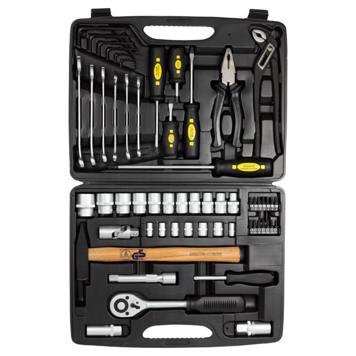 Набір інструментів, ключів, насадок торцевих і біт 1/4