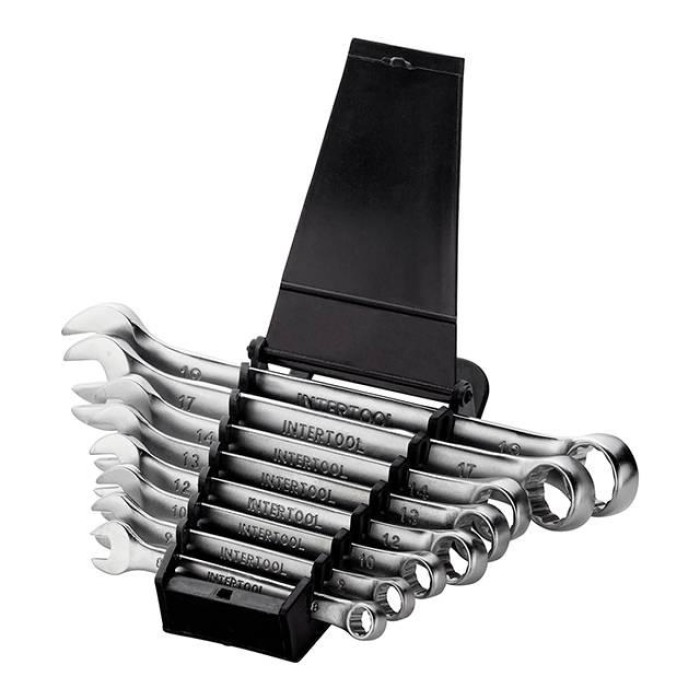 Набір ключів комбінованих Cr-V INTERTOOL HT-1202