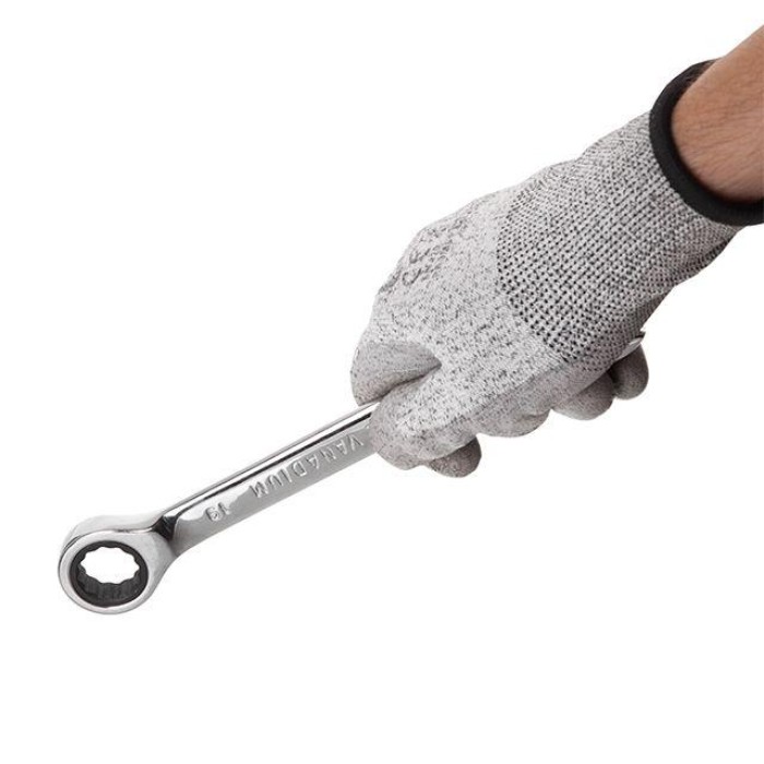 Набір ключів комбінованих з храповим механізмом 6од. 8-19мм, Cr-V; PROF DIN3113 INTERTOOL XT-1302