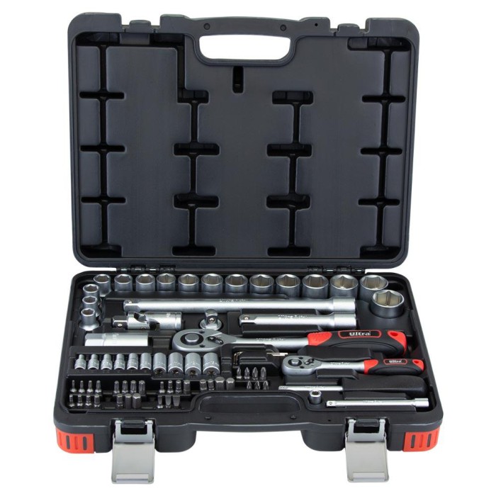 Набір насадок торцевих і біт 1/4