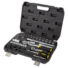 Набор насадок торцевых и бит 1/4", 1/2" 72шт CrV mid SIGMA (6003741)