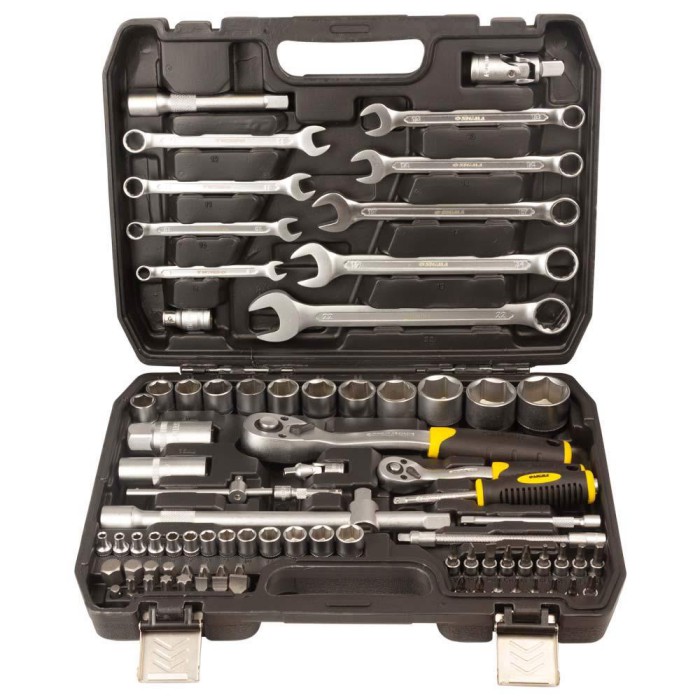 Набір насадок торцевих і біт 1/4