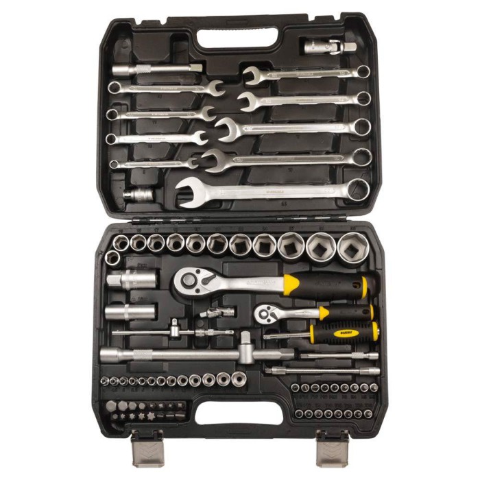 Набір насадок торцевих і біт 1/4