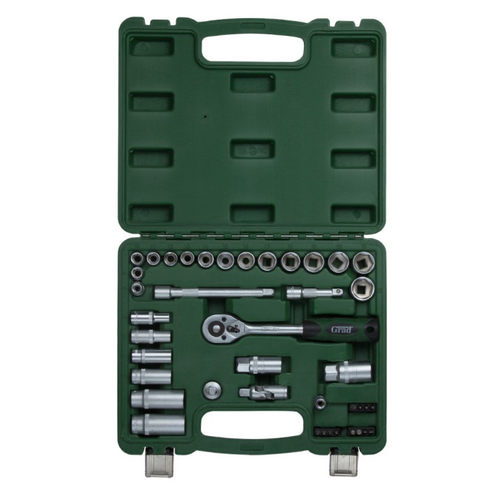 Набір насадок торцевих і біт 3/8