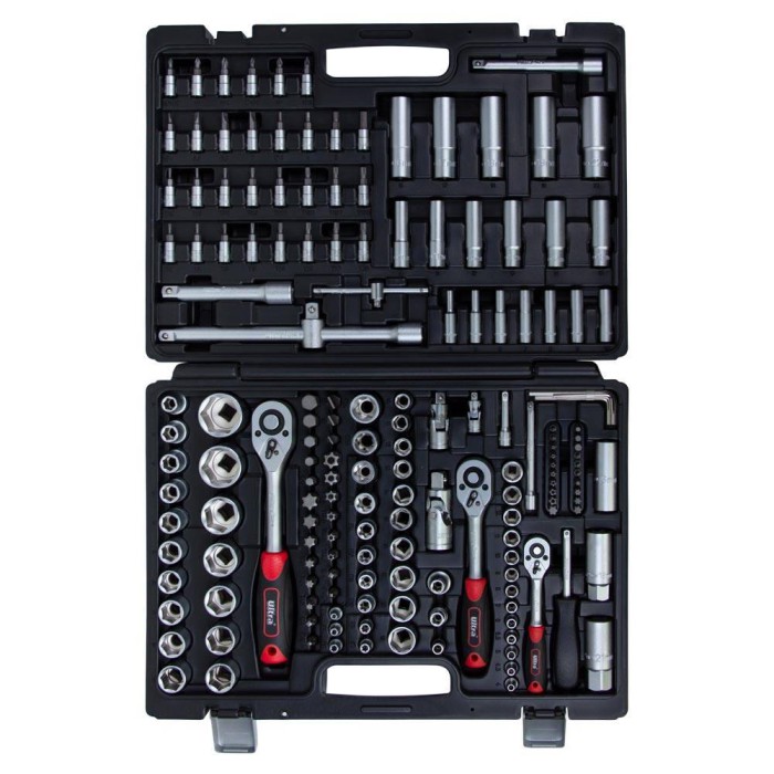 Набір насадок торцевих і біти 1/4