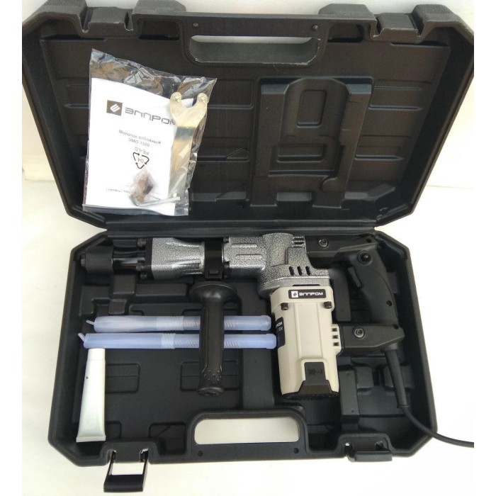 Відбійний молоток (бетонолом) Елпром ЕМО-1500, SDS Max, 1500 Вт, 4100 уд/хв, 16 Дж, кейс,