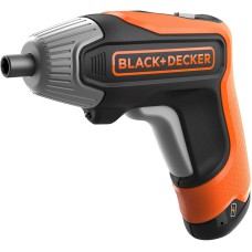 Отвертка аккумуляторная Black+Decker: 3,6 В; 1,5 АЧас, F=5 Нм, 6-гран. 1/4", 180 об/хв. BCF611CK-QW