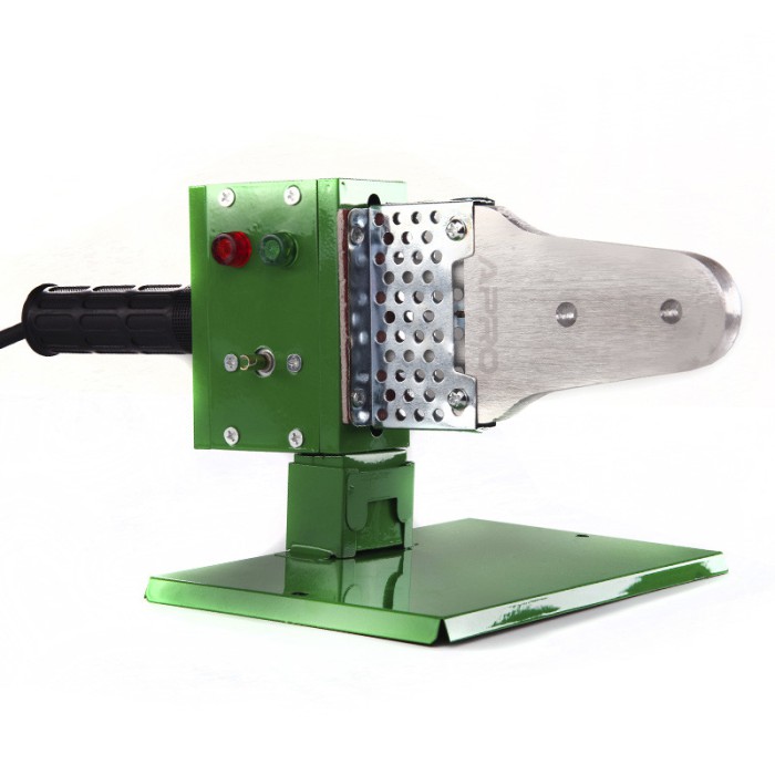 Паяльник для пластикових труб APRO P-6, 800 Вт, 3 насадки, регулятор температури, кейс.