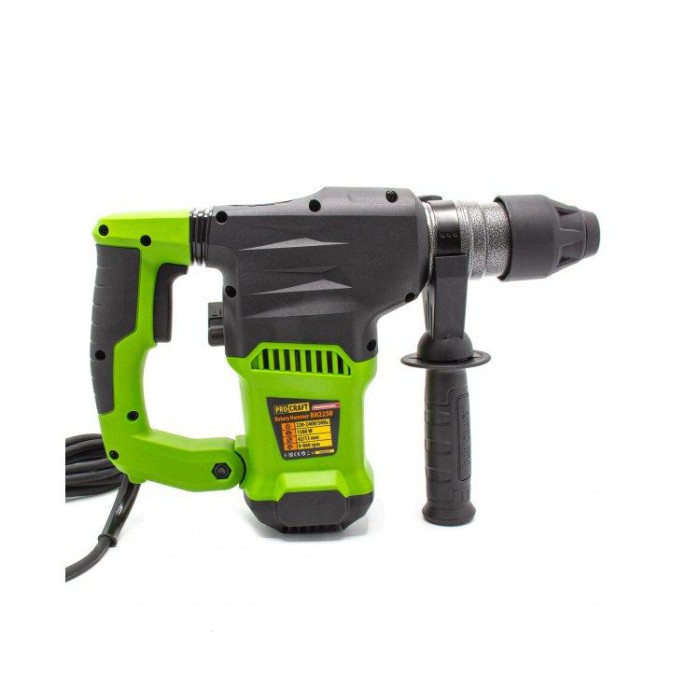 Перфоратор бочковой Procraft BH-2250, SDS+, 1500 Вт, 860 об/мин, 4250 уд/мин, 6 Дж, рег. оборотов, кейс