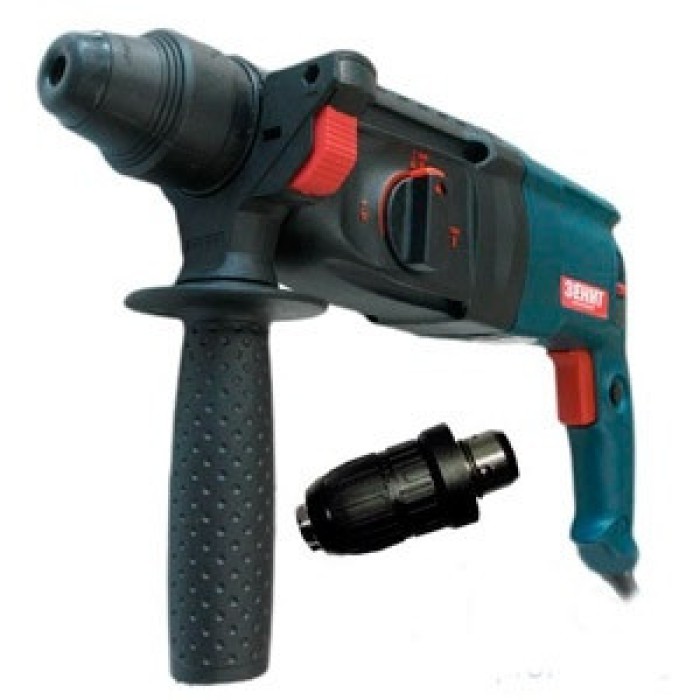 Перфоратор Зеніт ЗП-1100 DFR, SDS-plus, 3 режими, 1100 Вт, 1050 об/хв, 5800 уд/хв, 2.8 Дж, DFR патрон Перфоратор Зеніт ЗП-1100 DFR, SDS-plus, 3 режими, 1100 Вт, 1050 об/хв, 5800 уд/хв, 2.8 Дж, DFR патрон