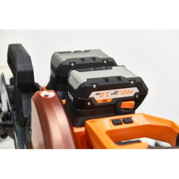 Пила торцовочная аккумуляторная AEG BPS18-254BL, Li-Ion, 18 В, диск 254 мм, наклон 45° глубина- 90 мм, без акк