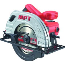 Пила циркулярная MPT MCS1803 PROFI, 1380 Вт, 185*20 мм, 5300 об/мин, пропил 65 мм, 45-90*, аксесс. 2 шт.