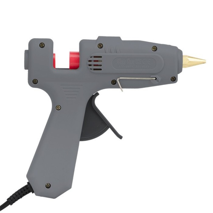 Пістолет клейовий INTERTOOL RT-1107, 120(360)Вт, 230В, 100-220°C під стрижні 10.8-11.5 мм, 13-30 м/хв., рег. т.