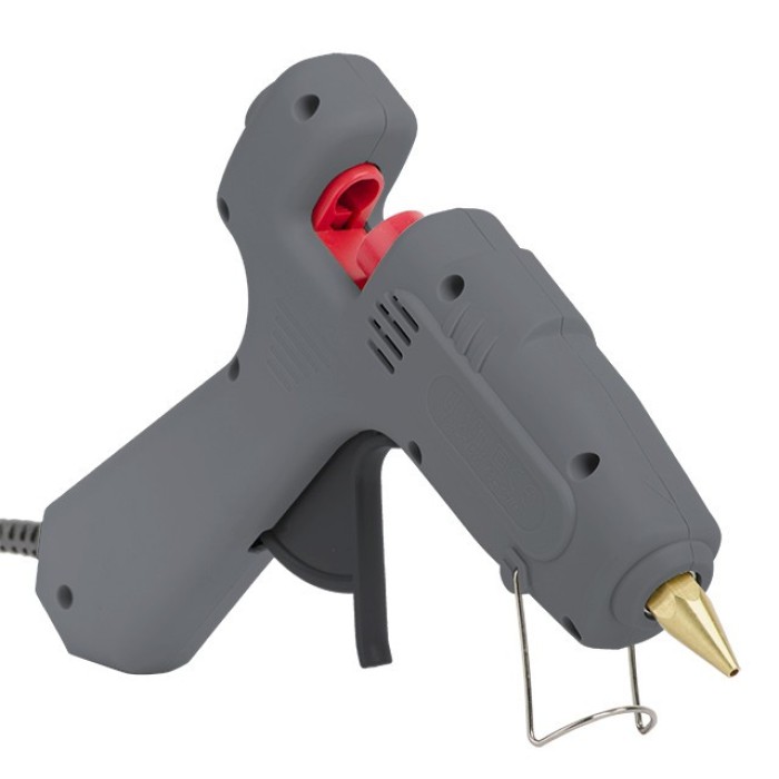 Пістолет клейовий INTERTOOL RT-1107, 120(360)Вт, 230В, 100-220°C під стрижні 10.8-11.5 мм, 13-30 м/хв., рег. т.