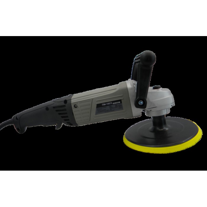 Полірувальна машина Арсенал ПМ-180Э, 1500 Вт, 1500-3000 об/хв, діаметр диска 180 мм