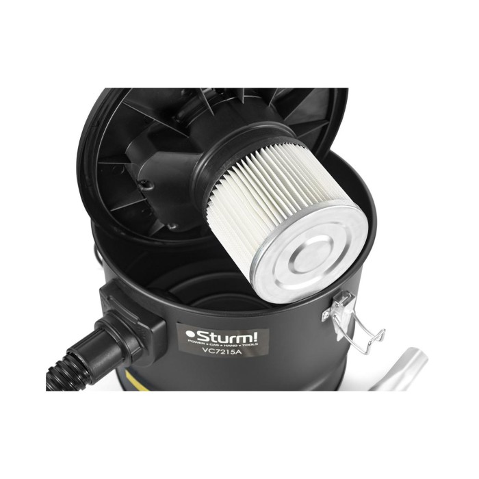 Пилосос для каміна, золи та попелу Sturm 15 л, 1300 Вт VC7215A