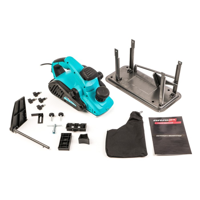 Рубанок электрический Grand РЭ-1700, 1700 Вт, 16000 об/мин, стационарная установка, глубина строгания 3.5 мм