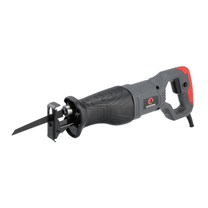 Шабельна пила INTERTOOL DT-0400, 710 Вт, 0-2800 об/хв, макс. різ 115 мм, хід пилки 20 мм
